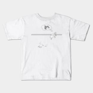 Please, Wait For Me. Turtle Kids T-Shirt